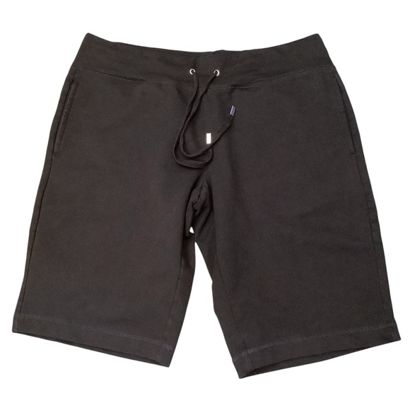 Danskin Now Danskin High-Waisted Soft Cotton Bermuda Shorts, Black - Medium - Picture 1 of 9
